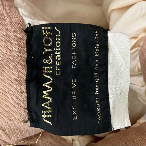 Vintage Shamash & Yofi Creations Tan Cotton Cream Neutral Patchwork Maxi Skirt - Picture 7 of 9